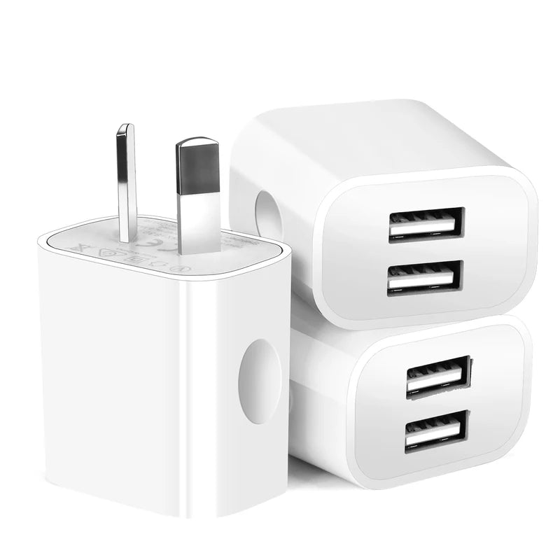 Universal Travel USB Wall Charger 5V 2A Dual Port Power Adapter AU Plug