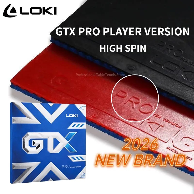 Offensive Table Tennis Rubber - Large Pore Sponge, Fast Attack, GTX PRO