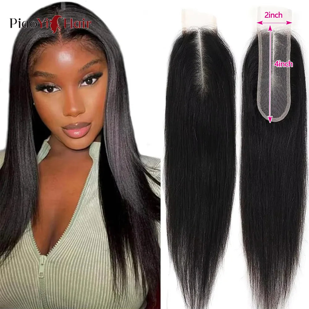 Human Hair Lace Frontal & Closure Set 13x6 HD Transparent Swiss Lace Preplucked