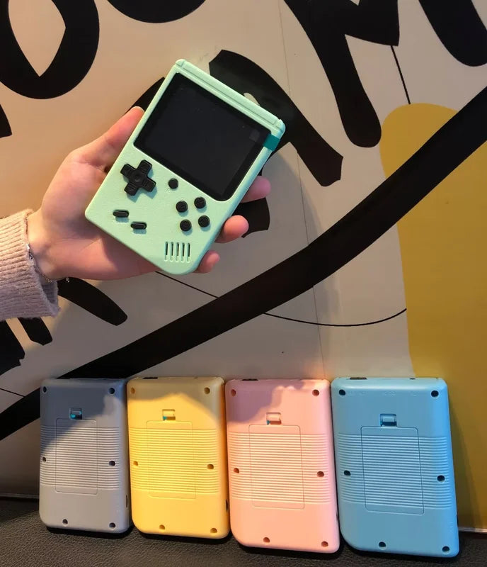 Portable Handheld Video Game Console with 400 Built-in Games, 2.4 Inch IPS Screen & Rechargeable Battery