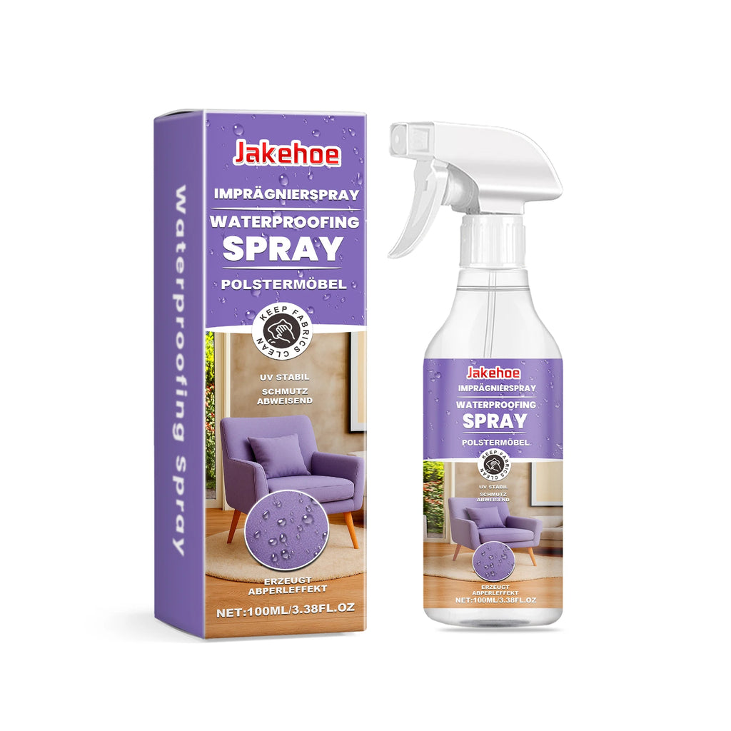 Fabric Waterproofing Spray for Sofas Carpets Upholstery Tents Wellies - Stain & Water Resistant
