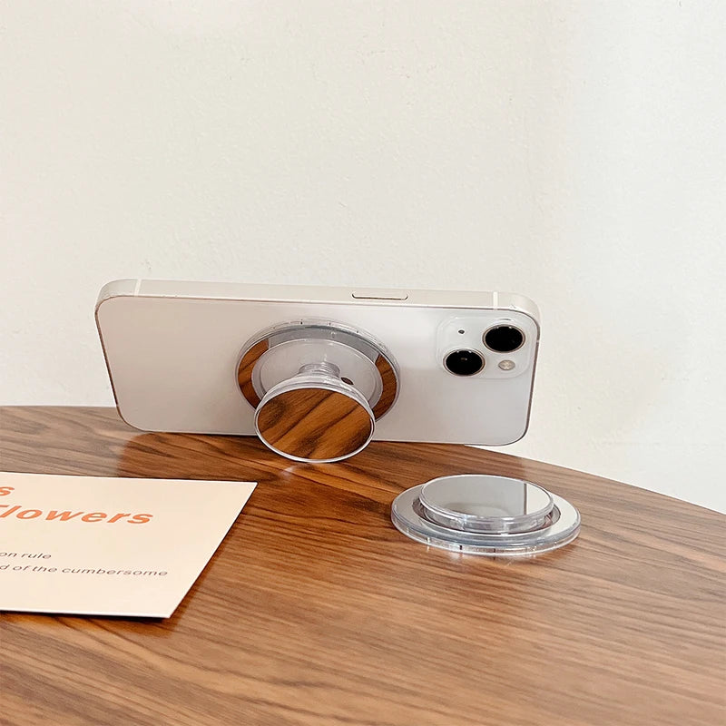 MagSafe Metal Glitter Powder Magnetic Phone Ring Holder with 360° Rotation