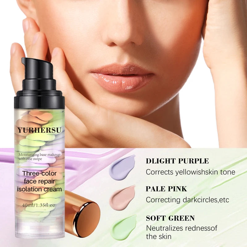 Color Correcting Concealer Cream - Brightening Face Makeup Base