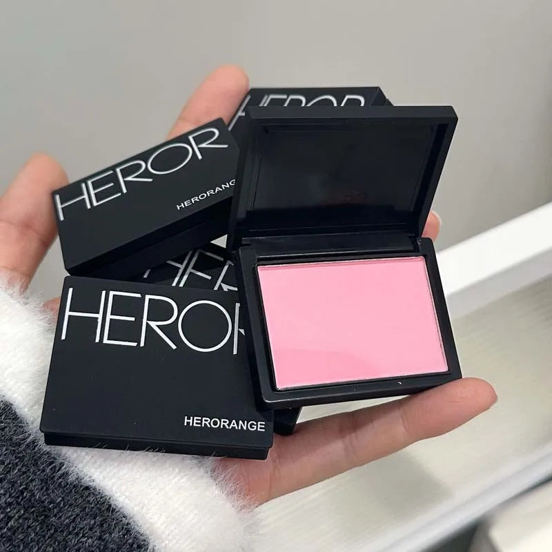 Matte Cheek Blush Powder - Natural Single Color Face Contouring Makeup