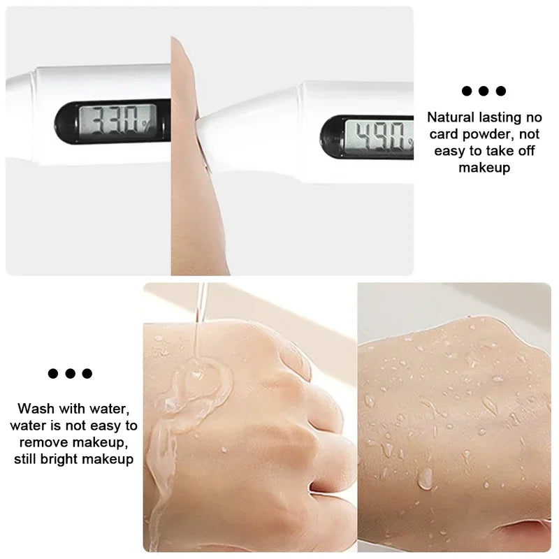 30ml Waterproof Long Wear Matte Liquid Foundation with Concealer - Natural Finish