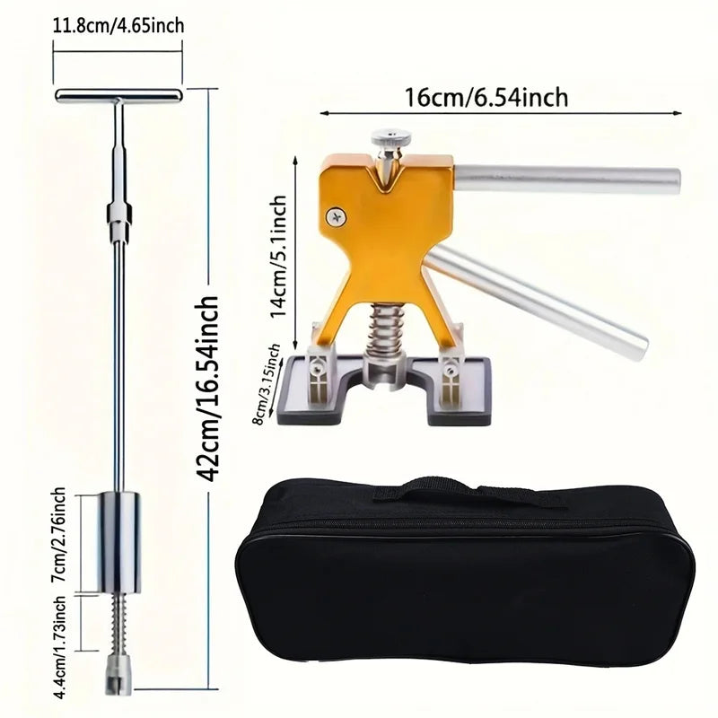 Car Dent Repair Kit with Slide Hammer and Suction Cup for Auto Body Paintless Removal