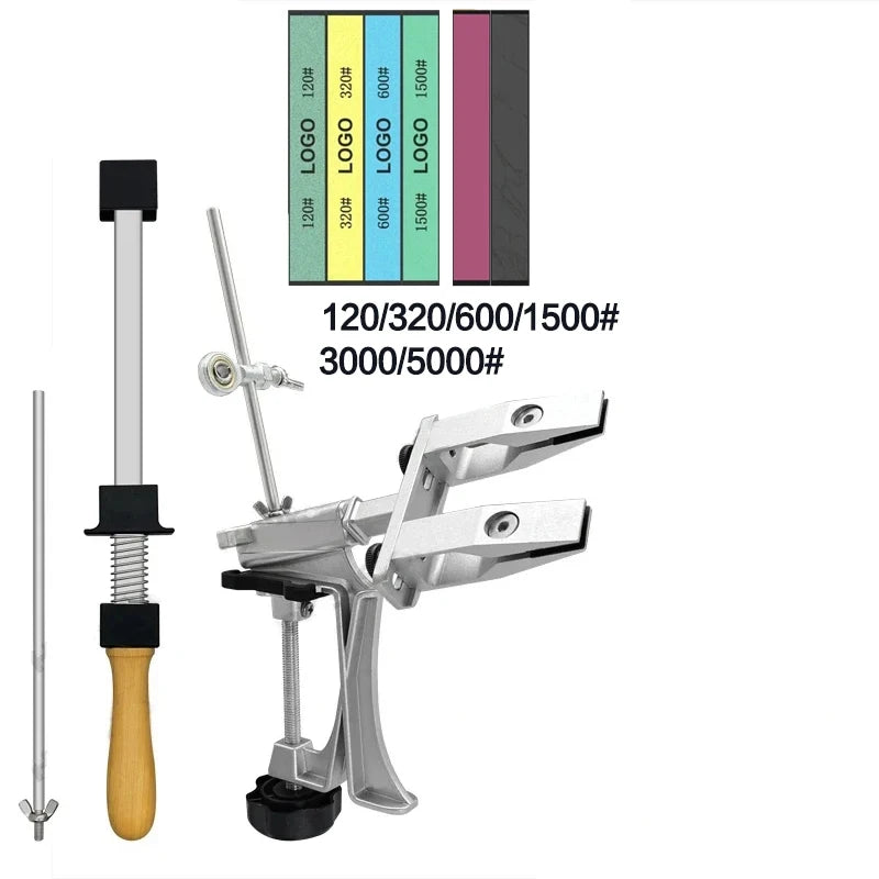 Professional Knife Sharpener with Diamond Whetstone Aluminum Alloy Fixed Angle Kitchen Tool