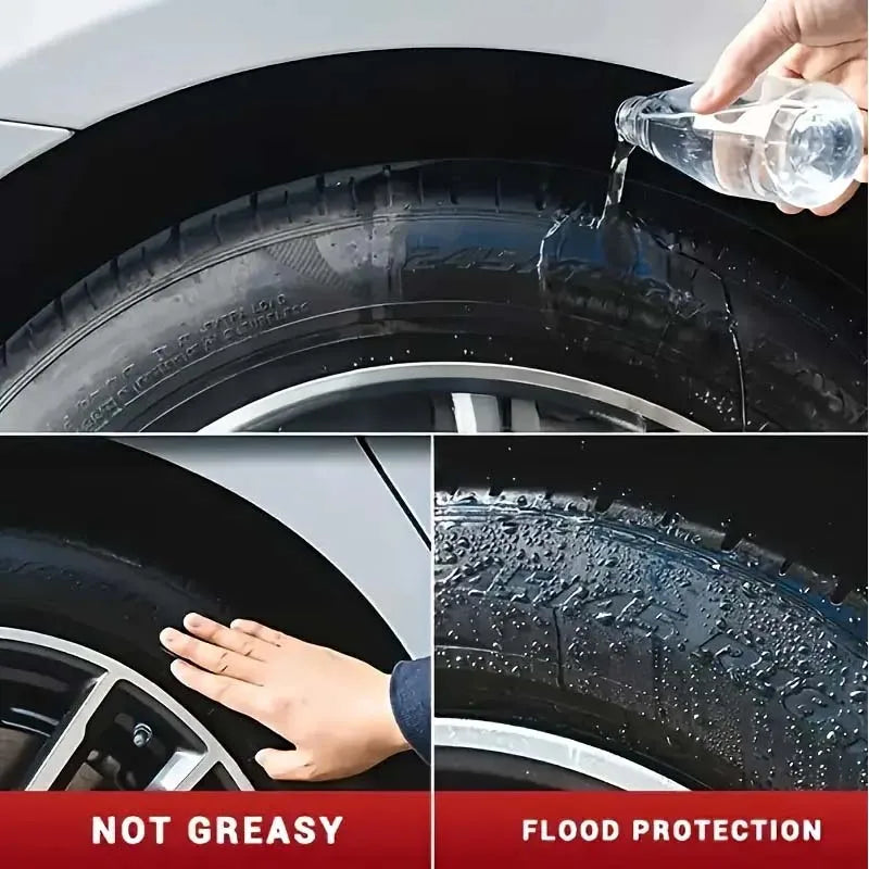 Car Tire Restorer Spray - Blackening & Shine Agent for Rubber Trim