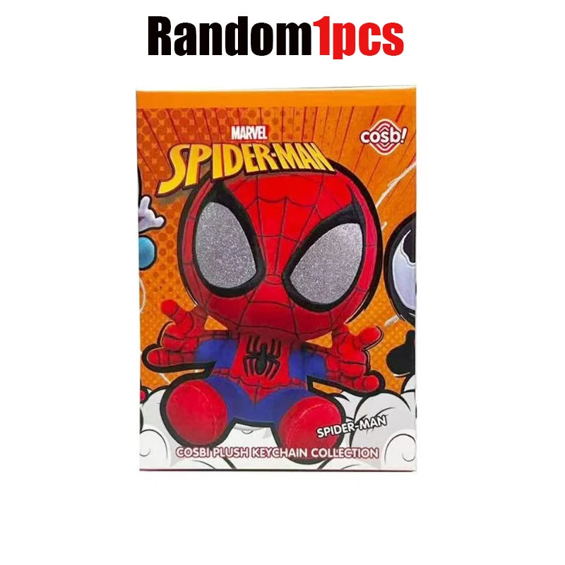 Marvel Spider-Man Plush Blind Box Bag Pendant - Kawaii Surprise Gift Set