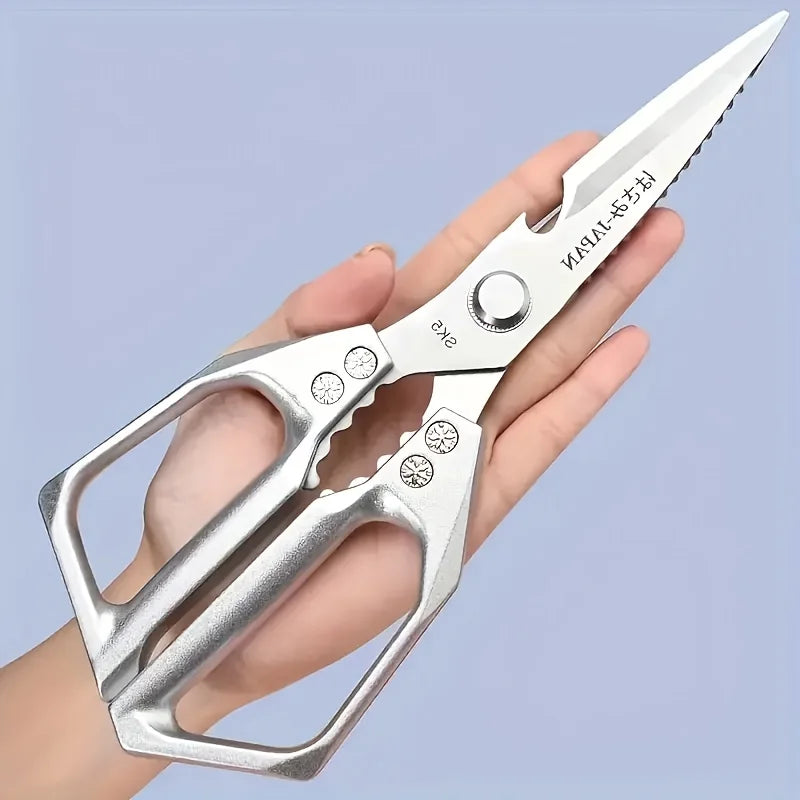 Stainless Steel Kitchen Shears for Meat Fish & Poultry - Lightweight & Durable