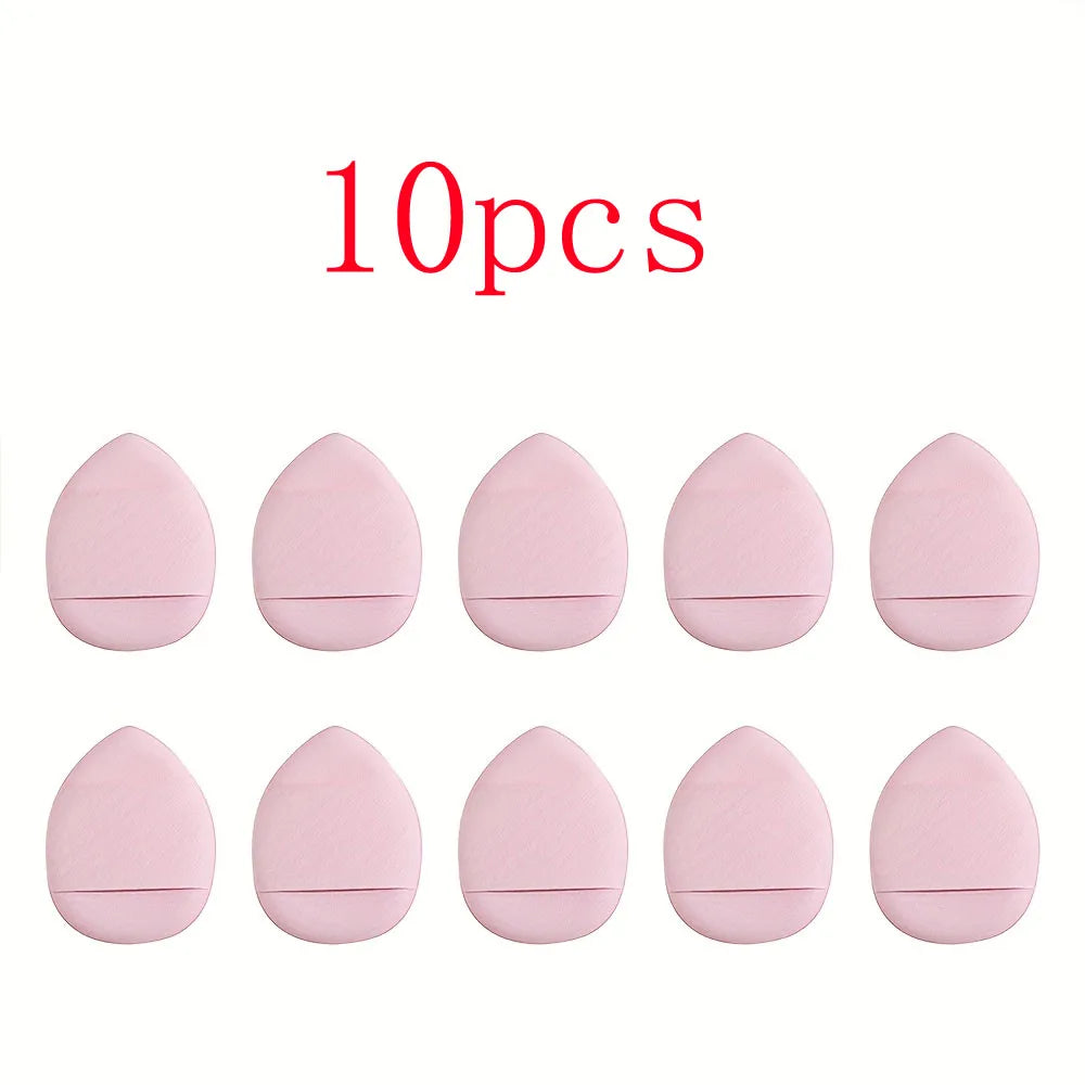 10pcs Makeup Puff Set for Liquid, Powder & Concealer - Color Variants