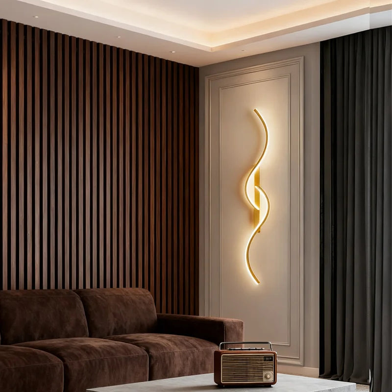 LED Minimalist Branch Wall Lamp for Living Room Bedroom Home Decor