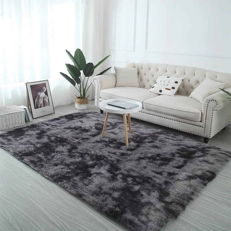 Machine Washable Shaggy Area Rug for Bedroom and Indoor Floors – Soft Non-Slip Carpet