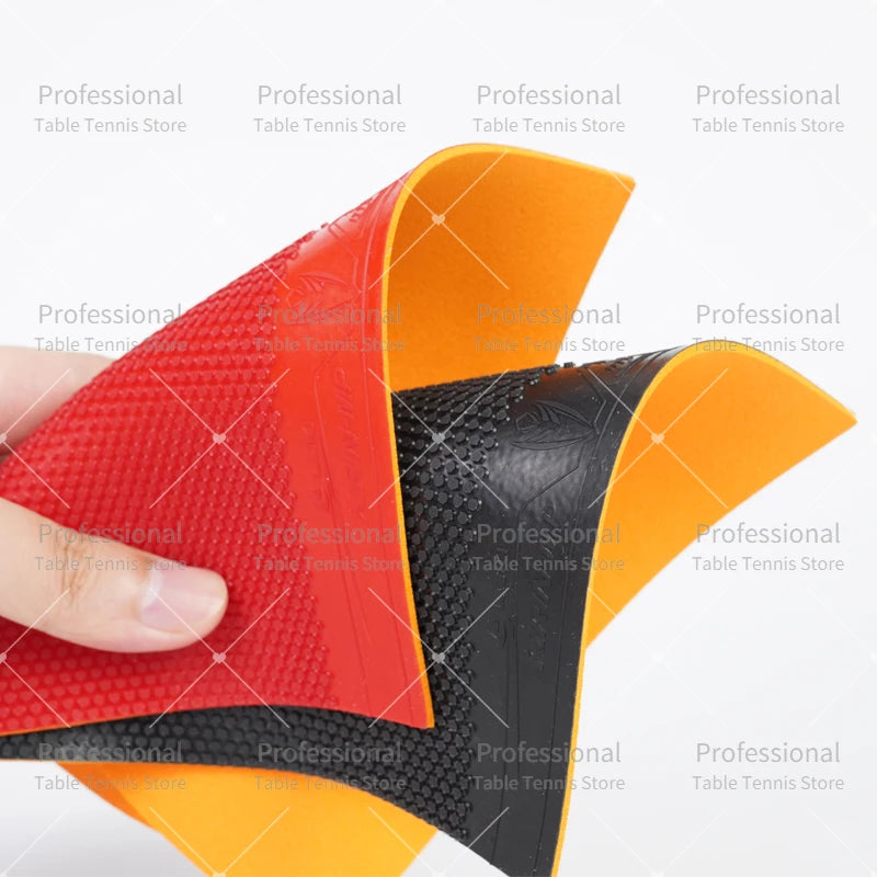Table Tennis Rubber Set with Pips Out & Short Pips Long Pips - Multiple Colors