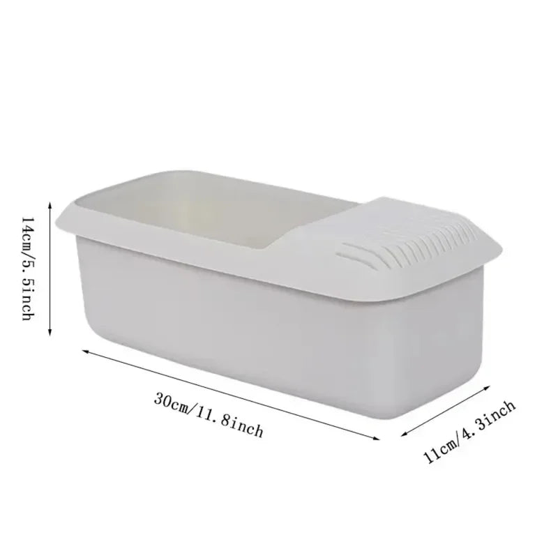 Microwave Pasta Cooker with Strainer Eco-Friendly Plastic Vegetable Steamer Dishwasher Safe Kitchen Accessory