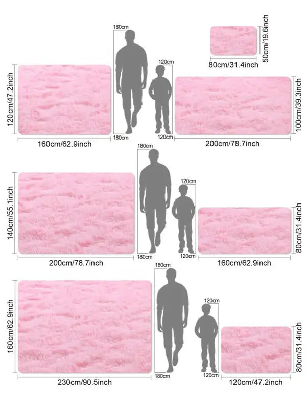 Kids Bedroom Carpet Soft Fluffy Rug for Children's Room Living Room Decor