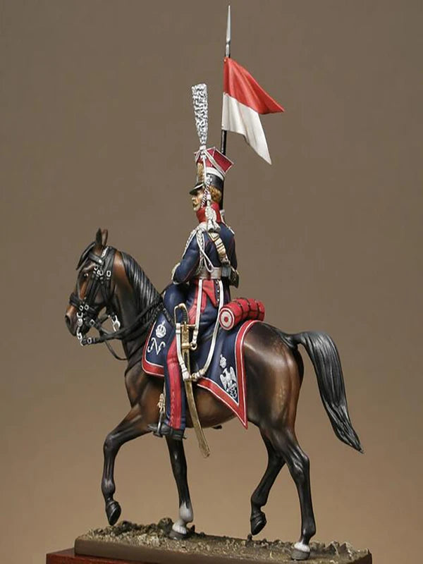 Unassembled 1/32 Scale Resin Miniature Model Kit of Polish Chevaulegers 1810