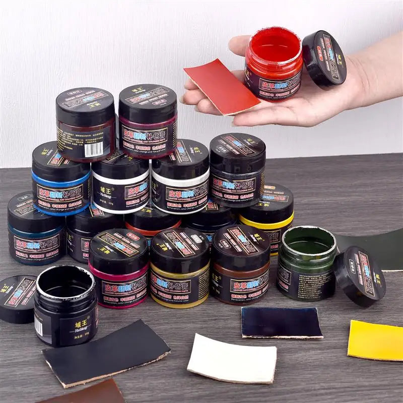 Leather Repair Pigment Dye Liquid - 50g for Car Seats Shoes & Crafts