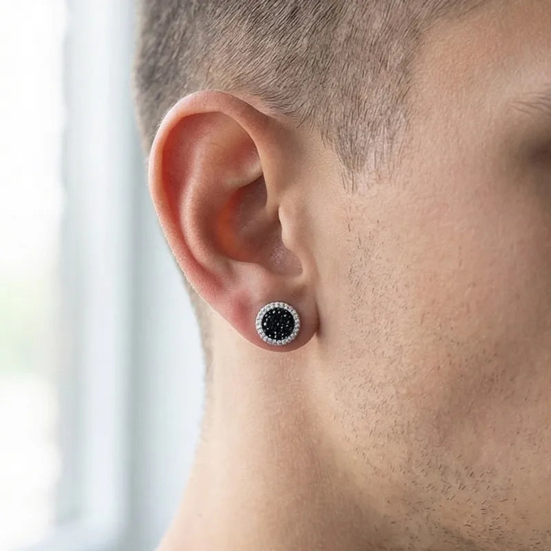 Magnetic Ear Clips for Men No Piercing Trendy Punk Style Jewelry Set