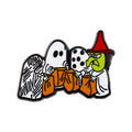 Halloween Ghost Lapel Pin Vintage Pumpkin Believer Enamel Brooch Cute Badge