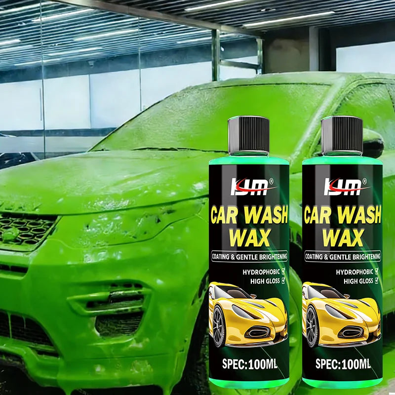 Concentrated Car Wash Wax Shampoo - 100ML High Foam Auto Detailing Cleaner