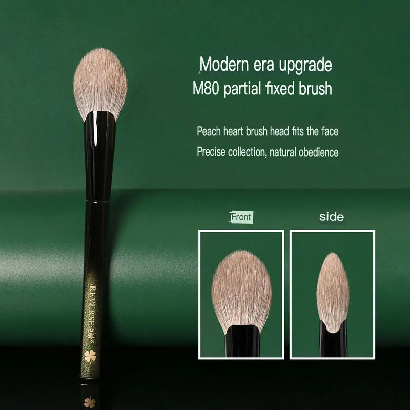 Loose Powder Makeup with Soft Skin-Friendly Brush - Anti-Aging & Snow Fox Effect