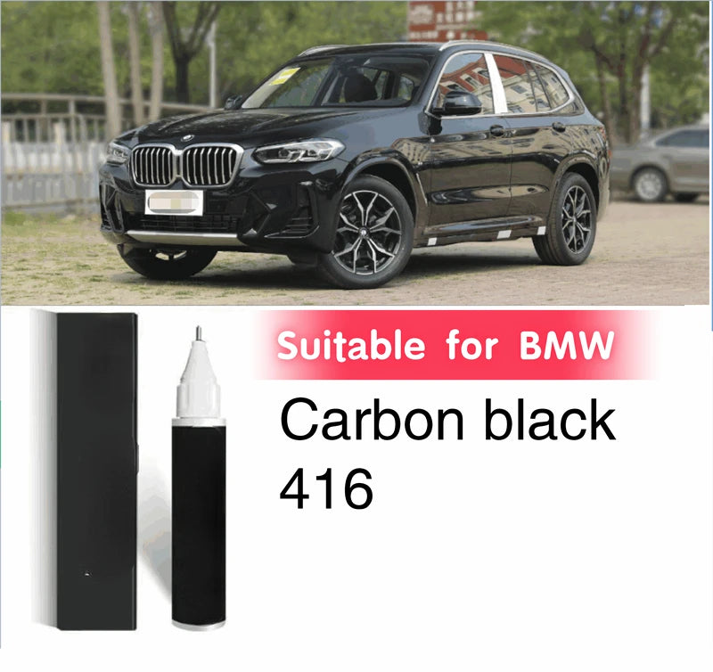 Car Paint Touch-Up Pen for Scratch Repair - Suitable for BMW Carbon Black 416