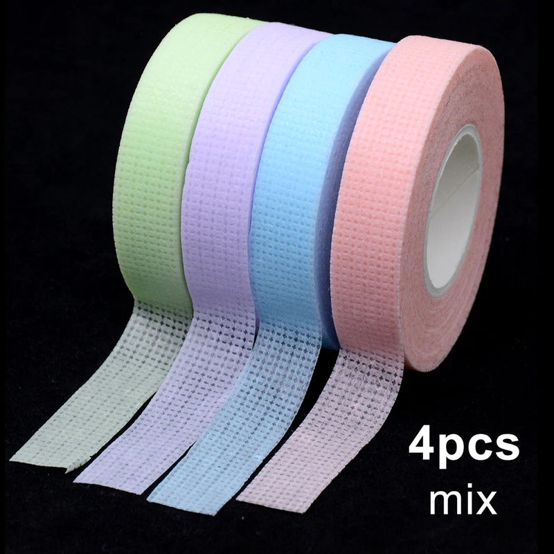 Eyelash Extension Tape 4 Pack Breathable Medical Non-Woven Adhesive Eyelash Patch