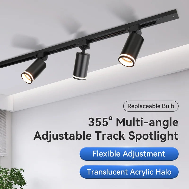 LED Pendant Track Light Fixture GU10 Ceiling Spotlight 220V for Living Room Kitchen