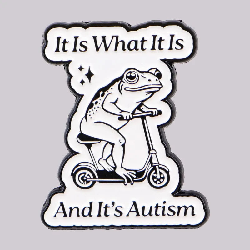 Funny Frog Enamel Pin Animal Brooch Lapel Pin Jewelry Gift for Friends & Kids