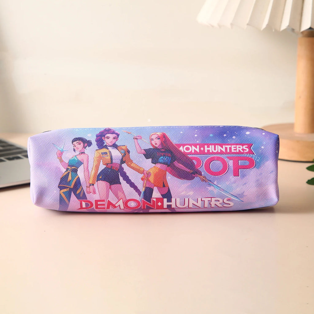 Anime Style Pencil Bag for Kids Large Capacity Stationery Organizer Gift