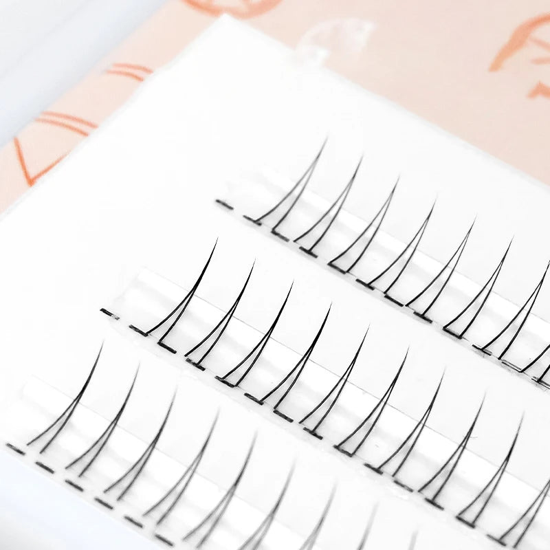V Shape Under Eyelash Clusters - Natural Bottom & Manga Eyelashes for Makeup