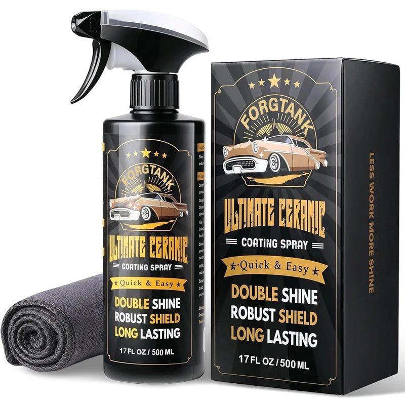 Ceramic Car Coating Spray with Long-Lasting Shine and Hydrophobic Protection