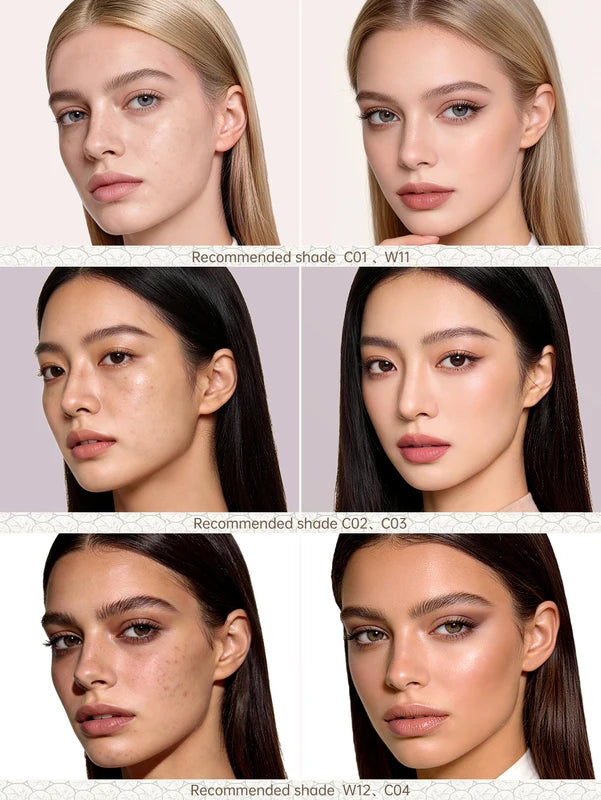 Catkin Full Coverage Cushion Foundation for Sensitive Skin - Breathable, Hydrating & Nourishing Makeup