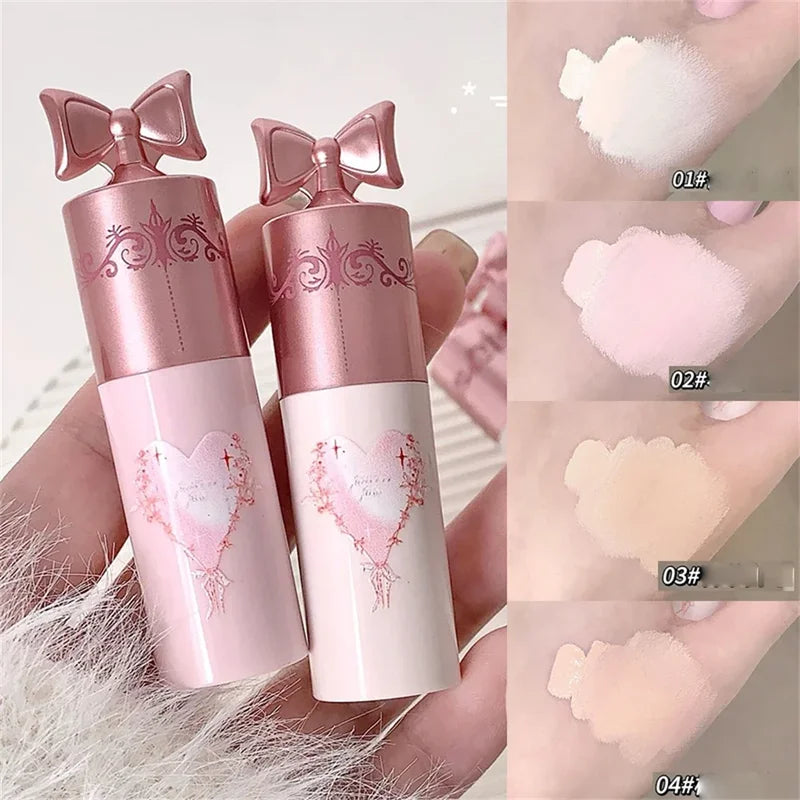 Brightening High-Gloss Liquid Concealer Stick - Hydrating Full Coverage Makeup for Dark Circles & Fine Lines
