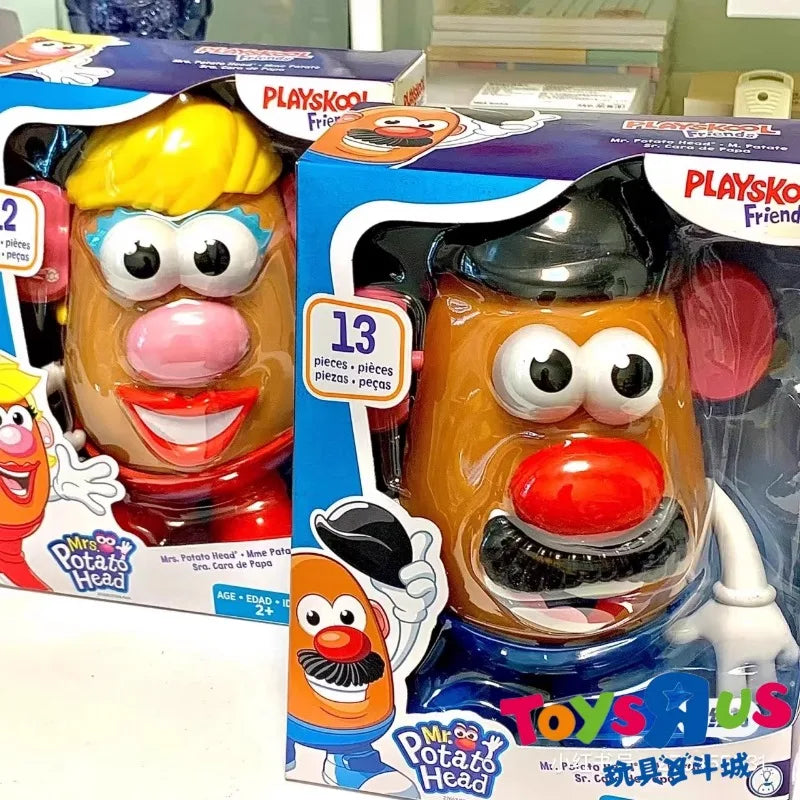 Cartoon Anime Mr Mrs Potato Head Action Figure with Plants - Collectible Toy Model Gifts