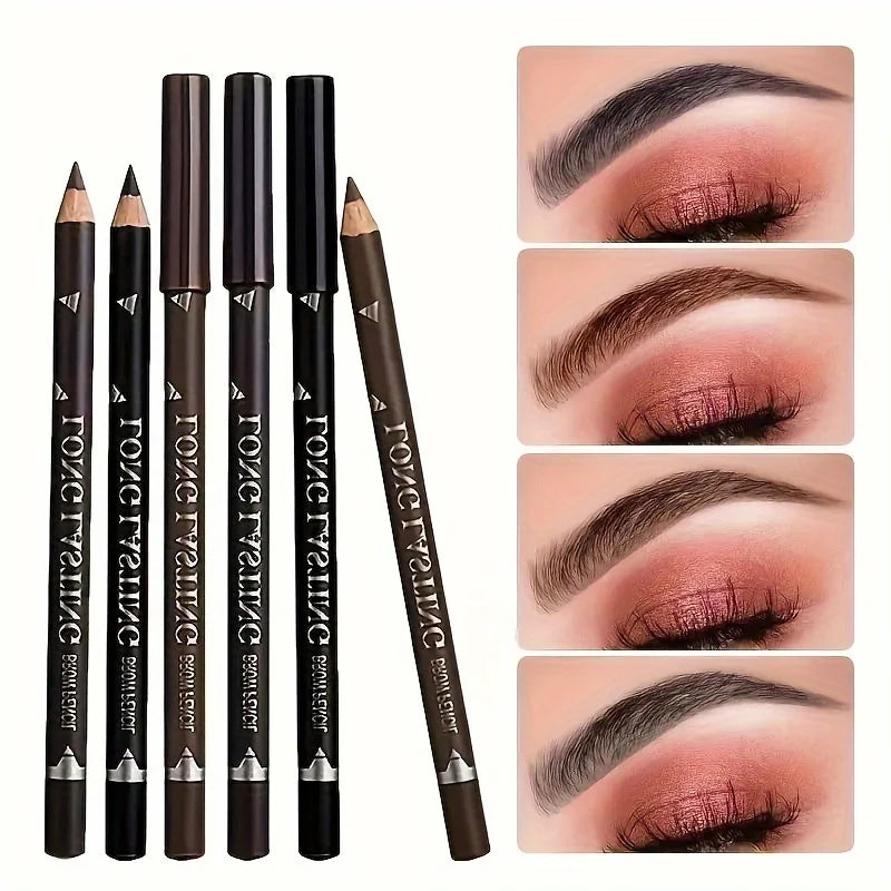 2-in-1 Waterproof Eyeliner & Eyebrow Pencil Set - Multi-Use Makeup Tool