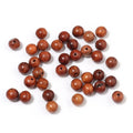 Natural Wood Beads for Jewelry Making 6-12mm Round Loose Beads DIY Bracelets Necklaces