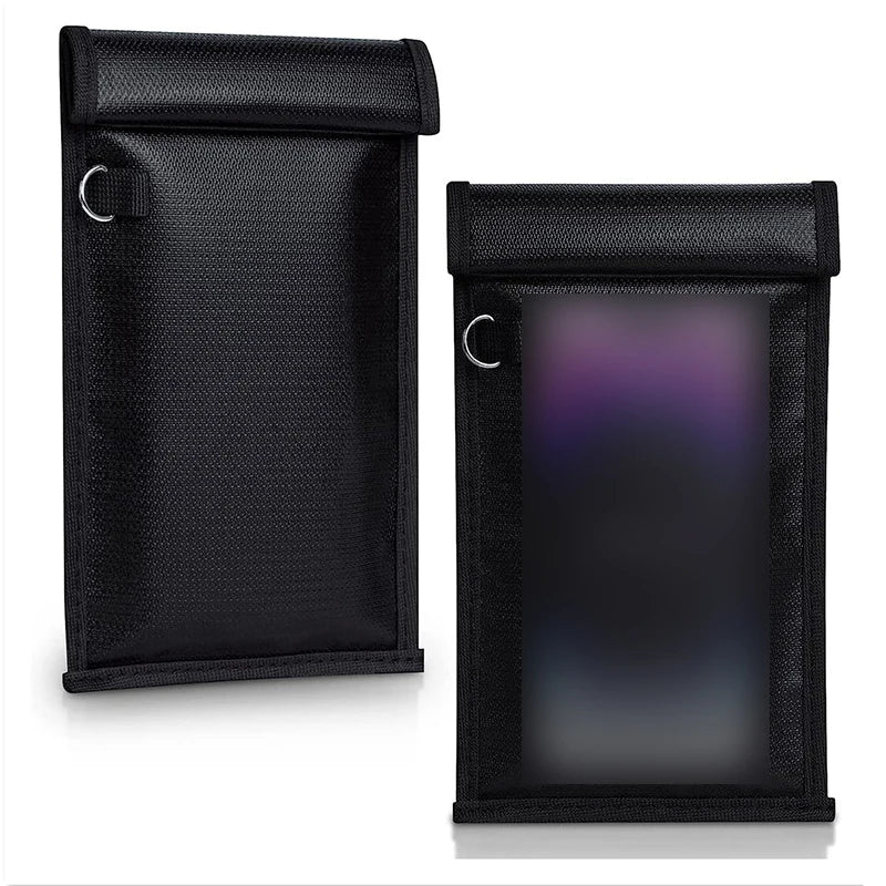 RFID Signal Blocking Faraday Bag for Phones and Cards - Shielding Pouch with Anti-Tracking Function