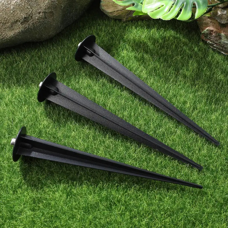 8 Pack Outdoor Solar Ground Stake Garden Lights Aluminum Landscape Lanterns