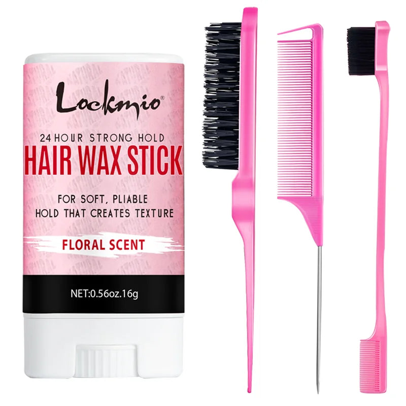 Hair Styling Wax Sticks for Natural & Frizz-Free Hair - Long-Lasting Finish