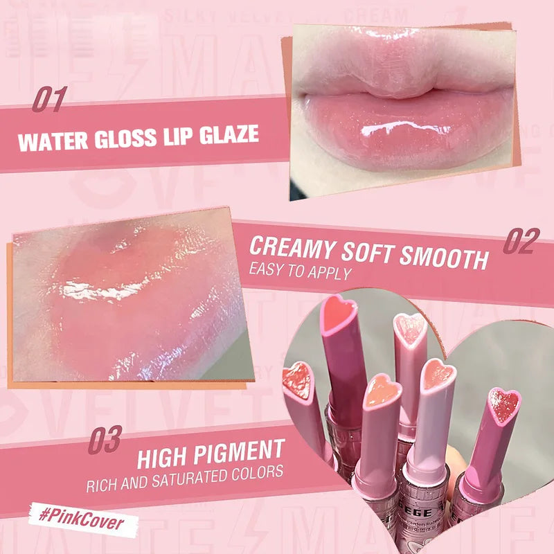 Moisturizing Watery Lip Gloss - Long-lasting Tender Lip Balm in Various Colors