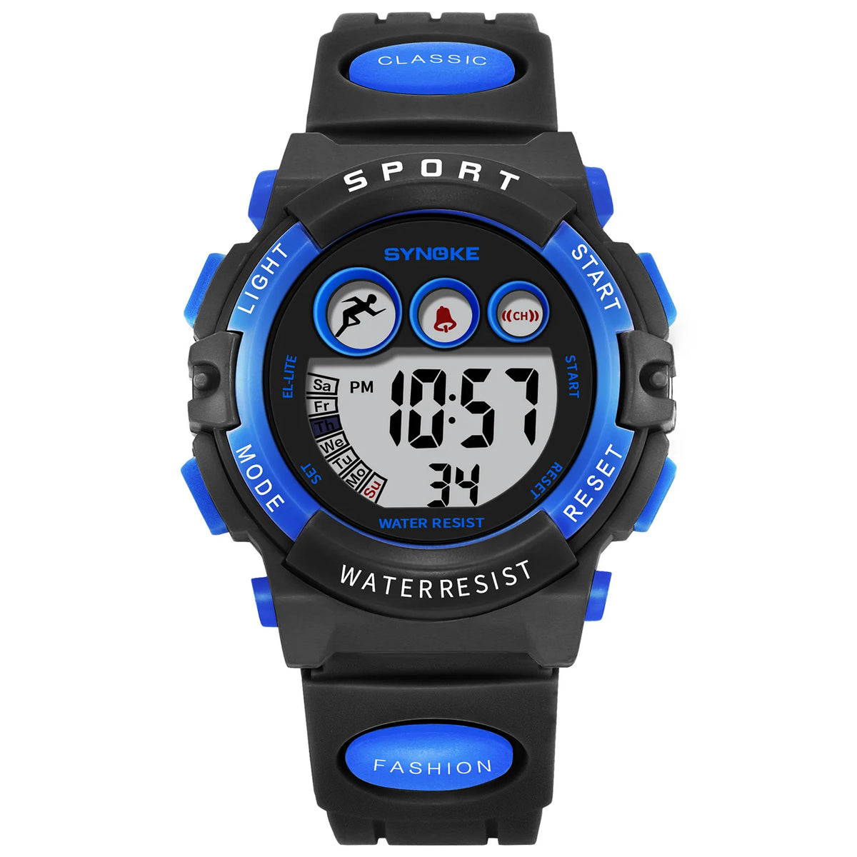 Kids Digital Waterproof LED Luminous Watch - Children's Electronic Wristwatch