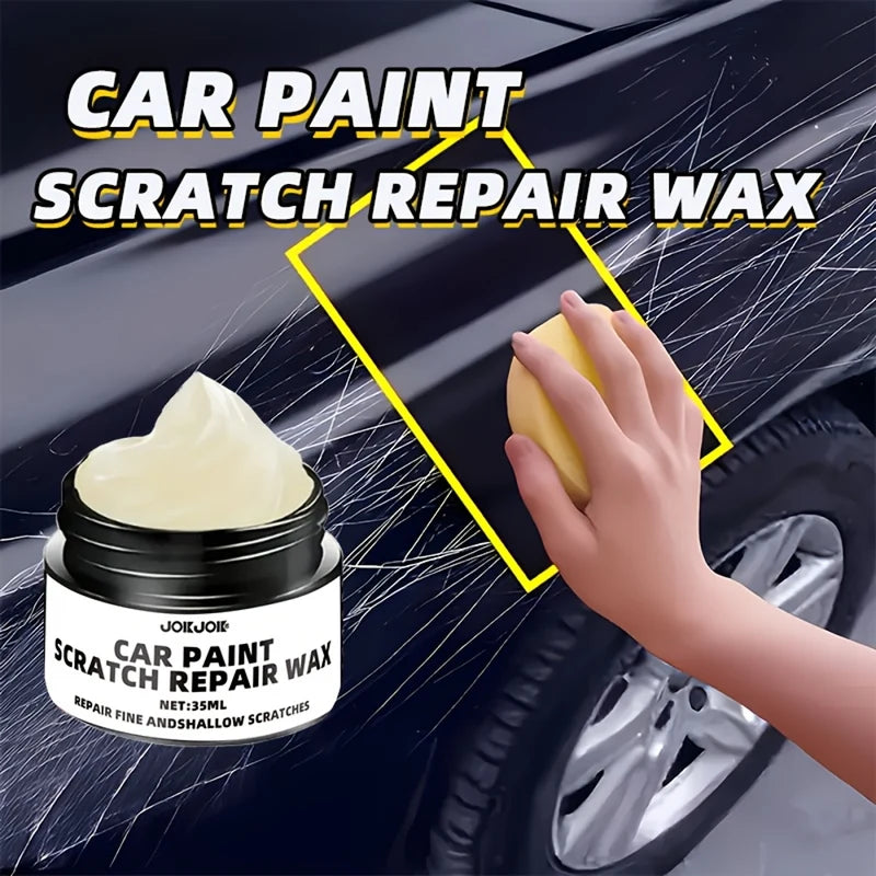 Universal Car Paint Scratch Repair Wax 35ml - Quick DIY Vehicle Polish