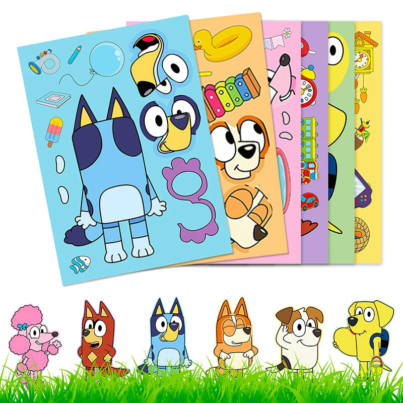 Kids Waterproof Sticker Set for Children’s Puzzles & DIY Decoration