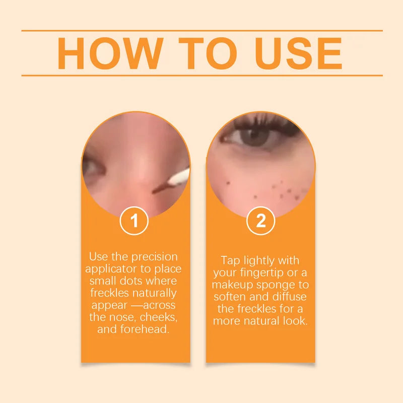 Waterproof Fake Freckle Pen for Natural Makeup - Long-Lasting & Easy to Use