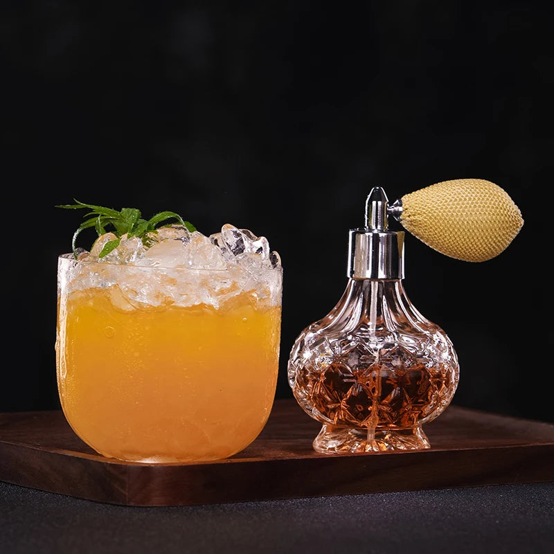 Refillable 100ml Cocktail Atomizer Sprayer with Air Bulb for Bartenders and Home Bar