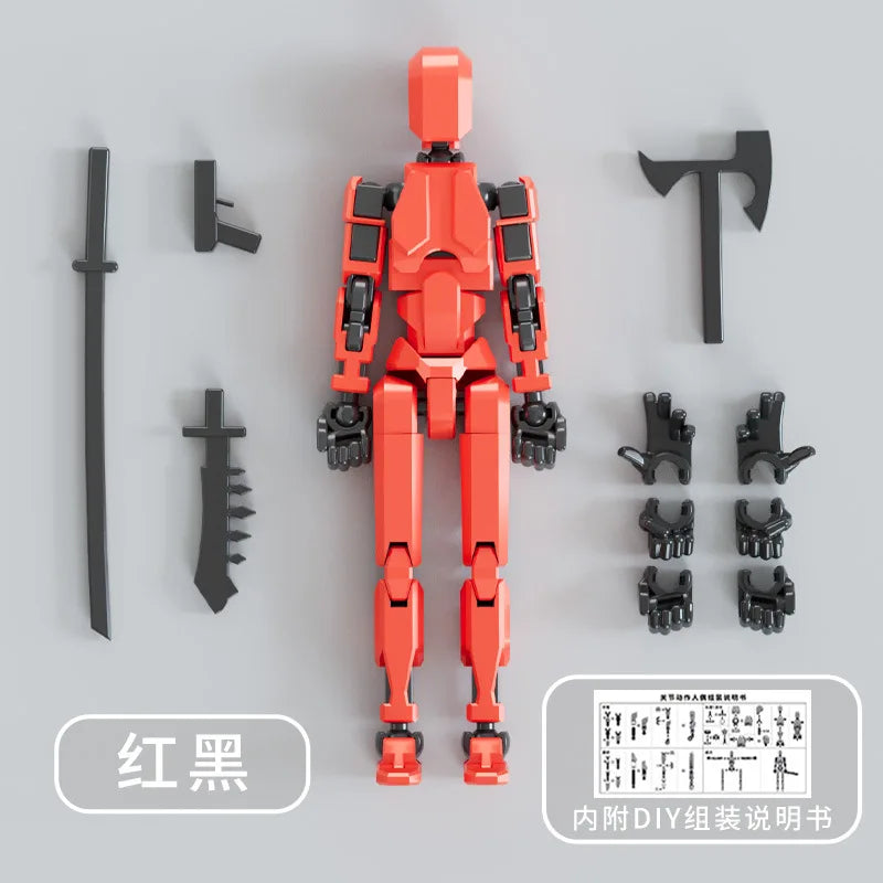 Multi-Jointed 3D Printed Action Figures Toy Set for Kids & Adults - Shapeshift Robot