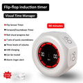 Digital Gravity Sensor Timer 90-Minute Visual Flip Timer for Home Kitchen Study Office