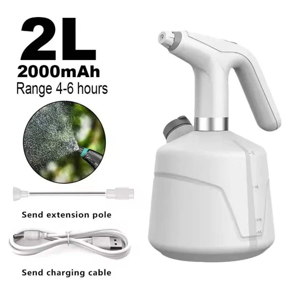2L Electric Garden Sprayer for Disinfection Watering & Lawn Irrigation